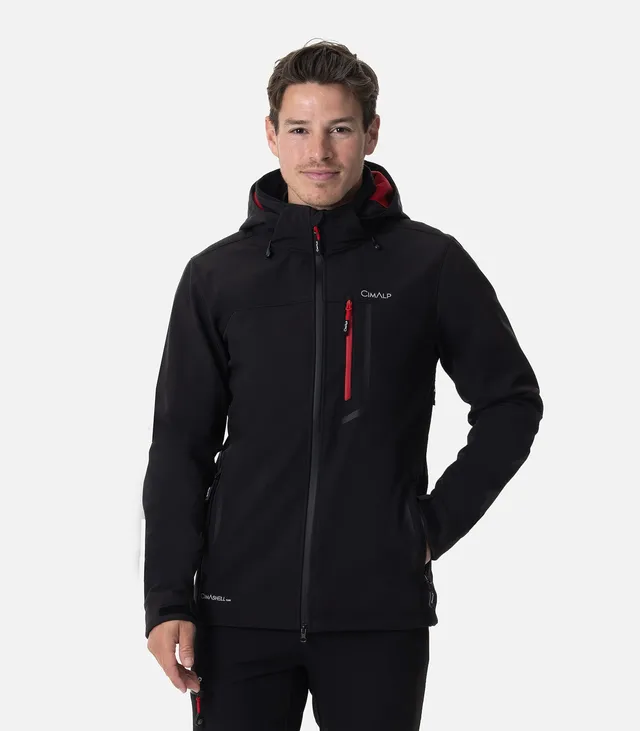 cimalp-dynamic-6-h-veste-softshell-homme-rouge-stretch image 1