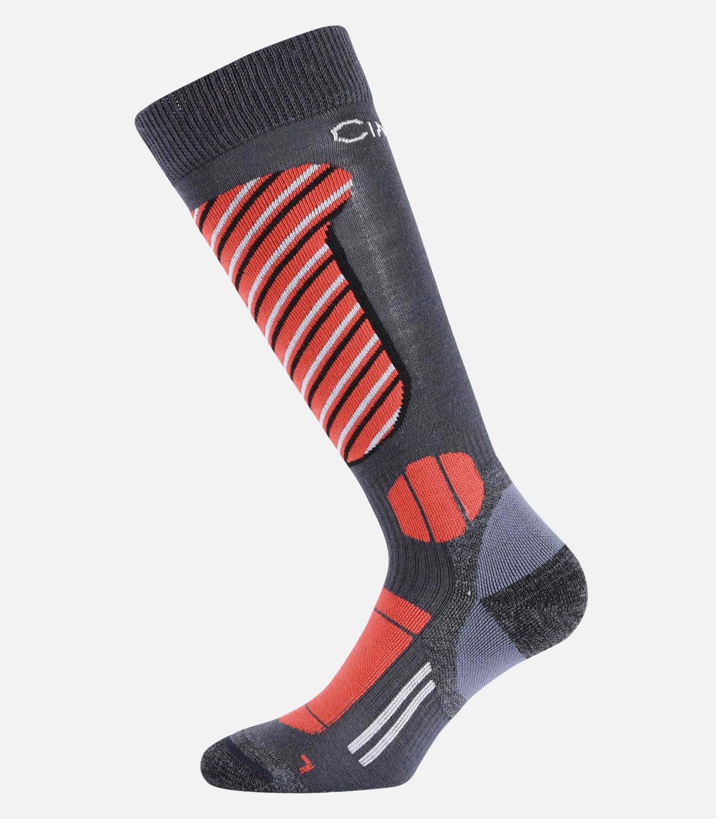 cimalp-x-tech-ski-chaussettes-de-ski-orange-laine-m-rinos image 4