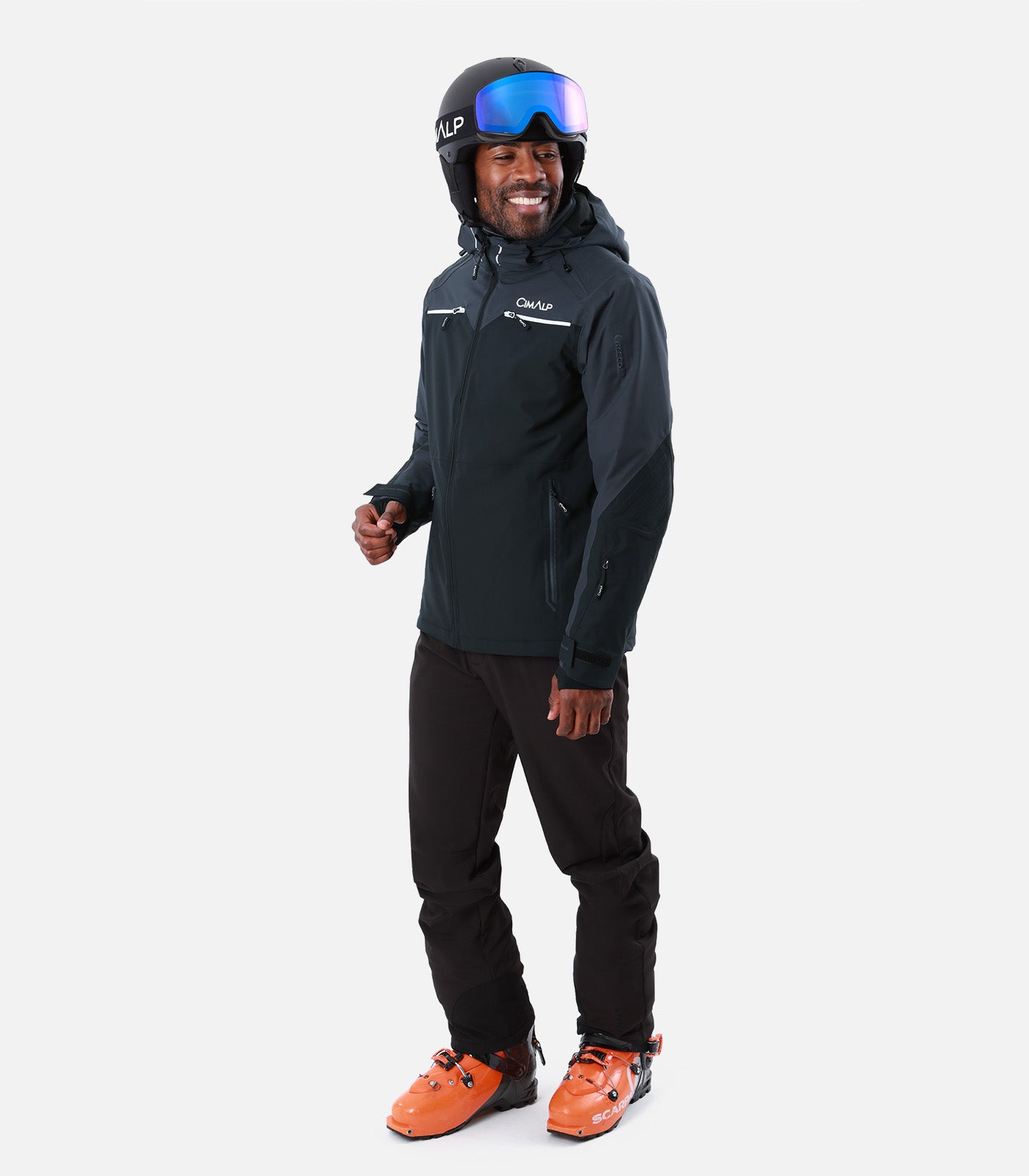 cimalp-sarennes-h-veste-ski-homme-noire-stretch image 3