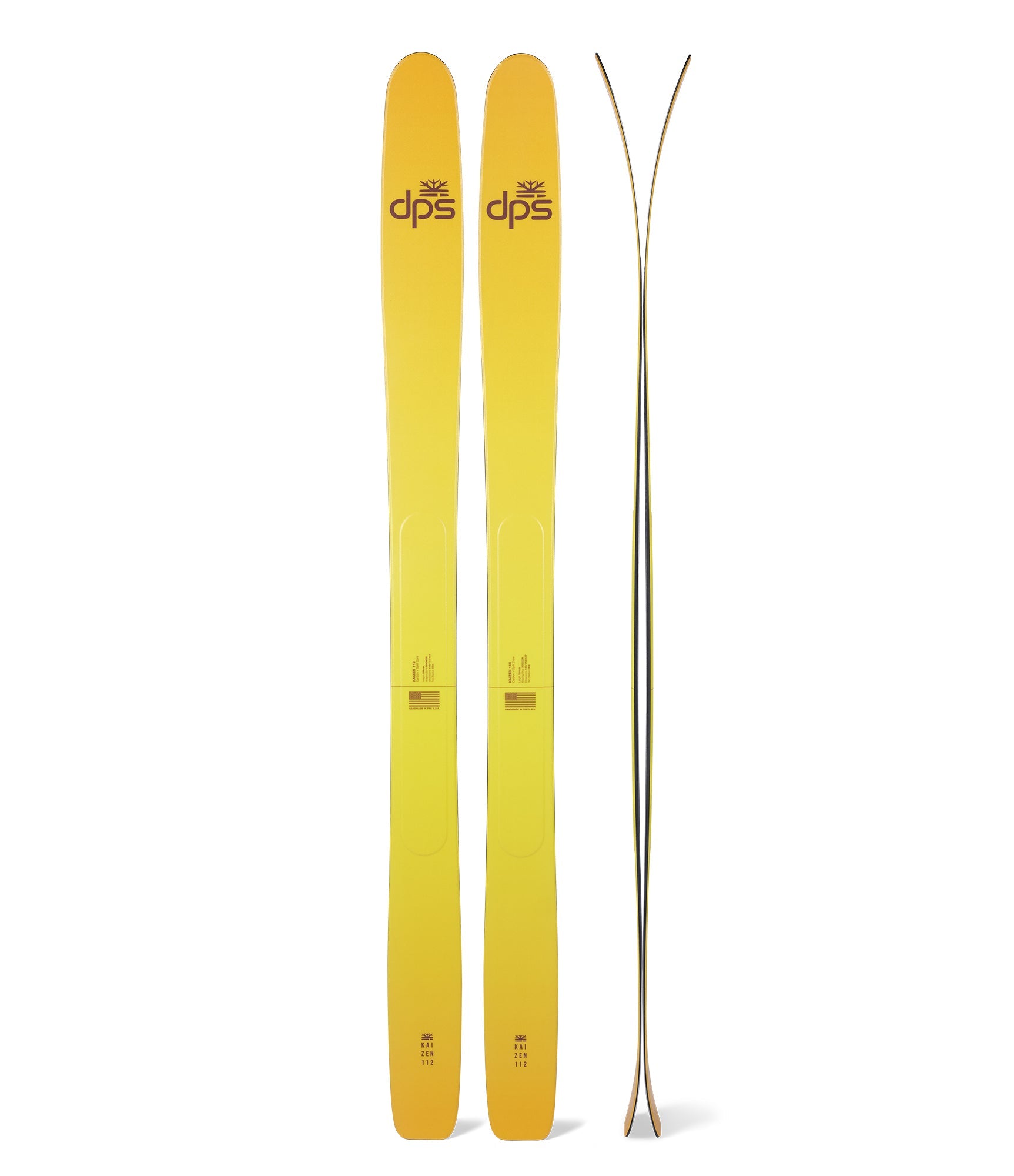 dps-kaizen-112-ski-poudreuse-jaune-178-cm image 1
