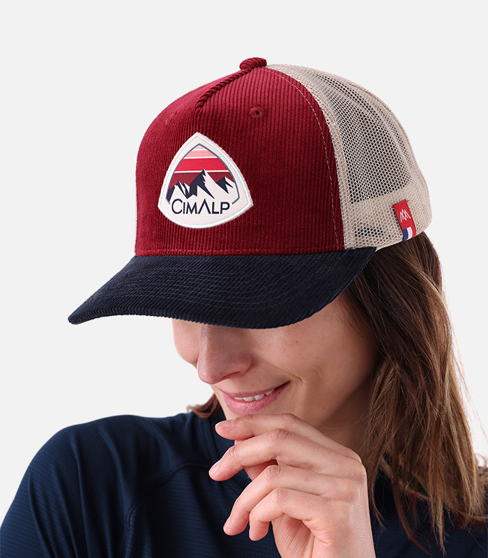 cimalp-trucker-cap-velours-casquette-randonn-e-vert-olive image 5