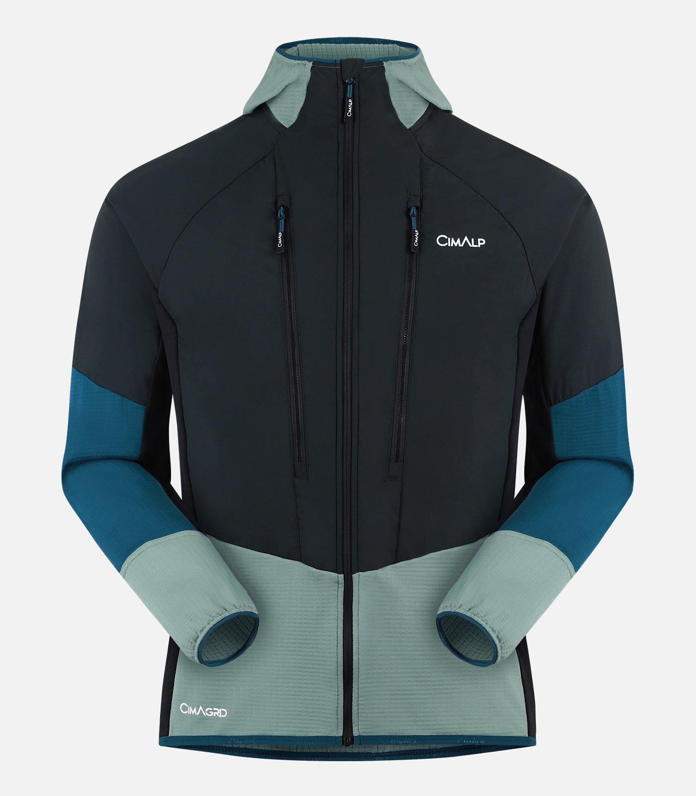cimalp-baretti-2-h-veste-polaire-homme-noir-bleu image 2