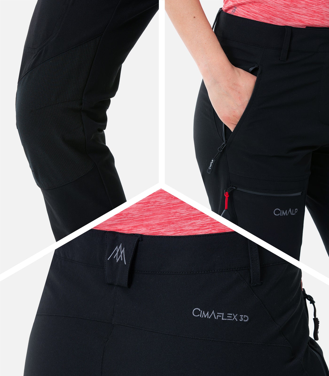 cimalp-explore-court-4-f-pantalon-randonn-e-femme-gris image 6