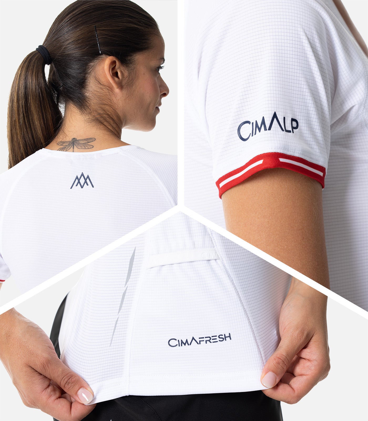 cimalp-german-montagnard-f-t-shirt-trail-femme-blanc-75g image 5