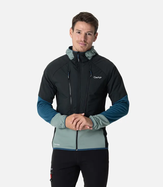 cimalp-baretti-2-h-veste-polaire-homme-noir-bleu image 1