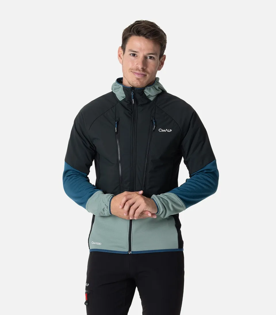 cimalp-baretti-2-h-veste-polaire-homme-noir-bleu image 1