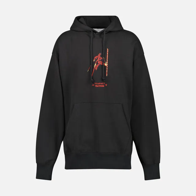 faction-x-vuarnet-hoodie-mogul-sweat-capuche-noir-m image 1