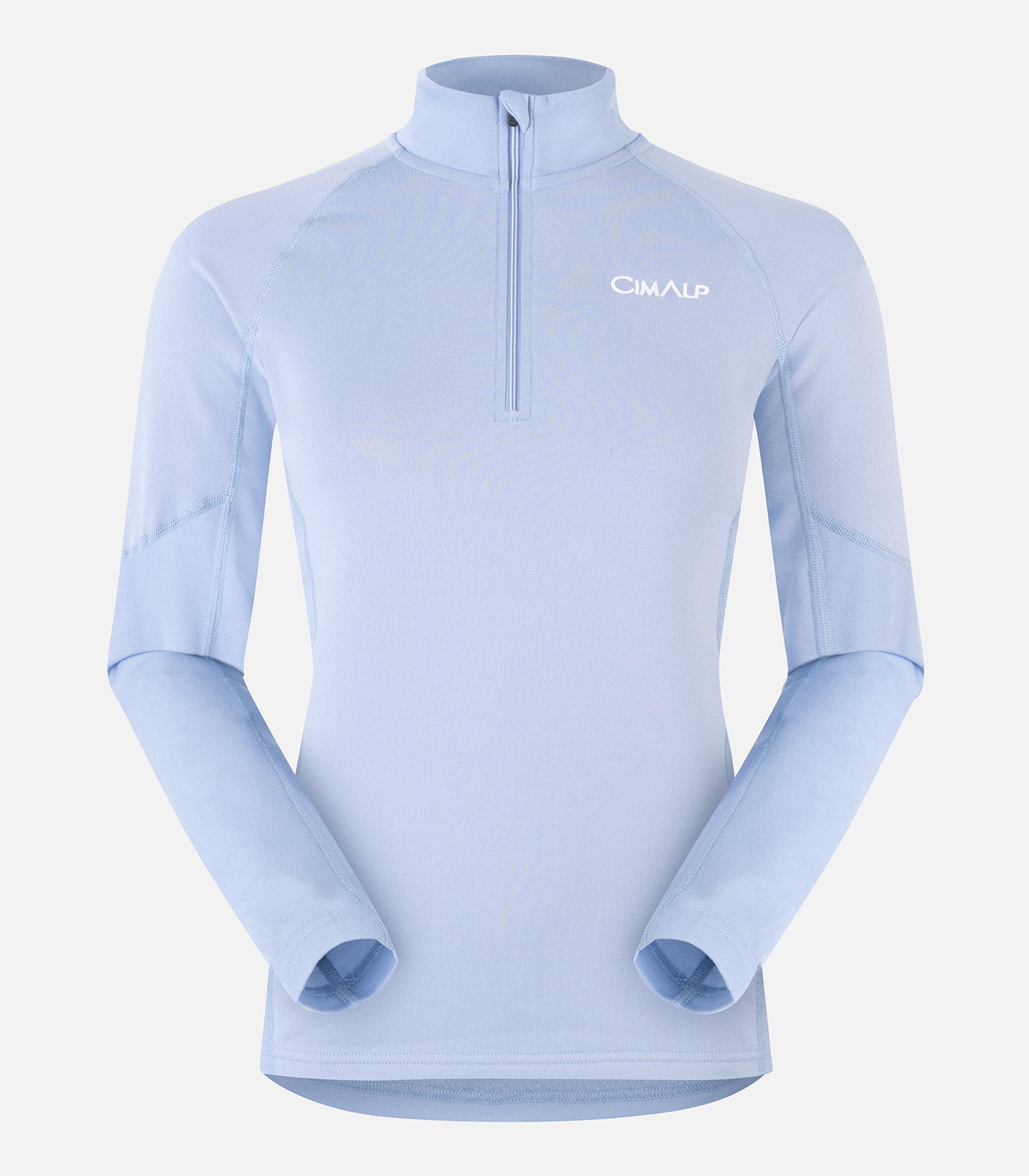 cimalp-x-warm-zip-5-f-sous-v-tement-demi-zip-noir image 2