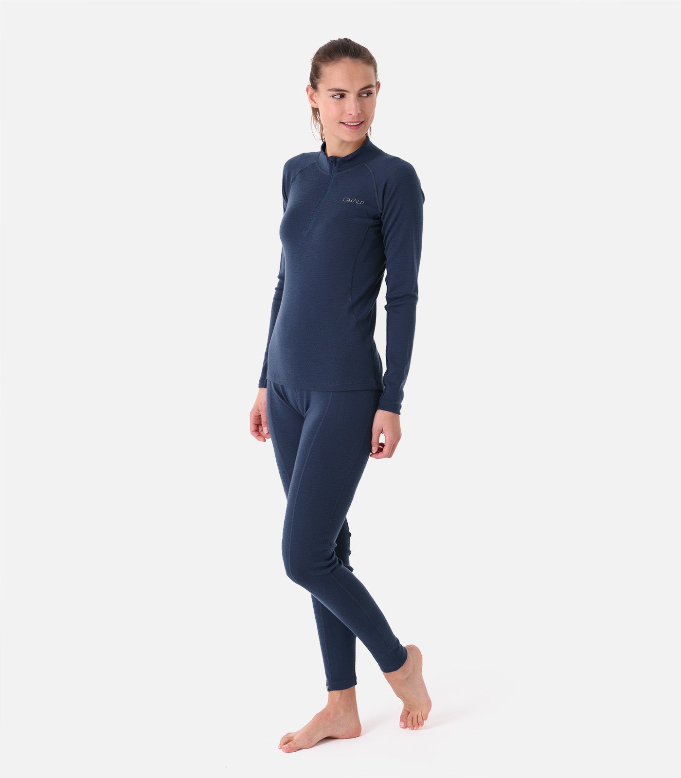 cimalp-wool-zip-240-f-sous-v-tement-thermique-noir-s-chaud image 3