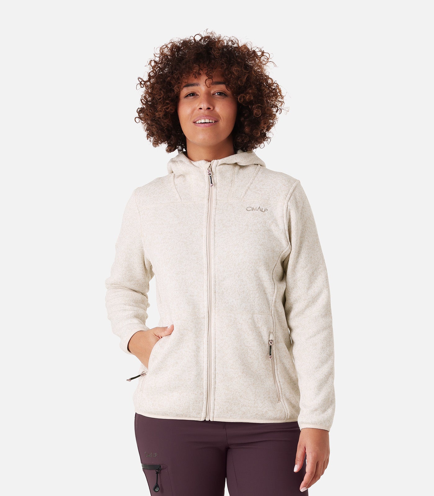 cimalp-veymont-4-f-veste-polaire-prune-m-capuche image 7