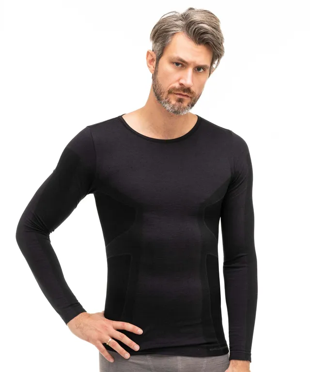 brubeck-comfort-wool-homme-haut-manches-longues-m-rinos-thermique image 1