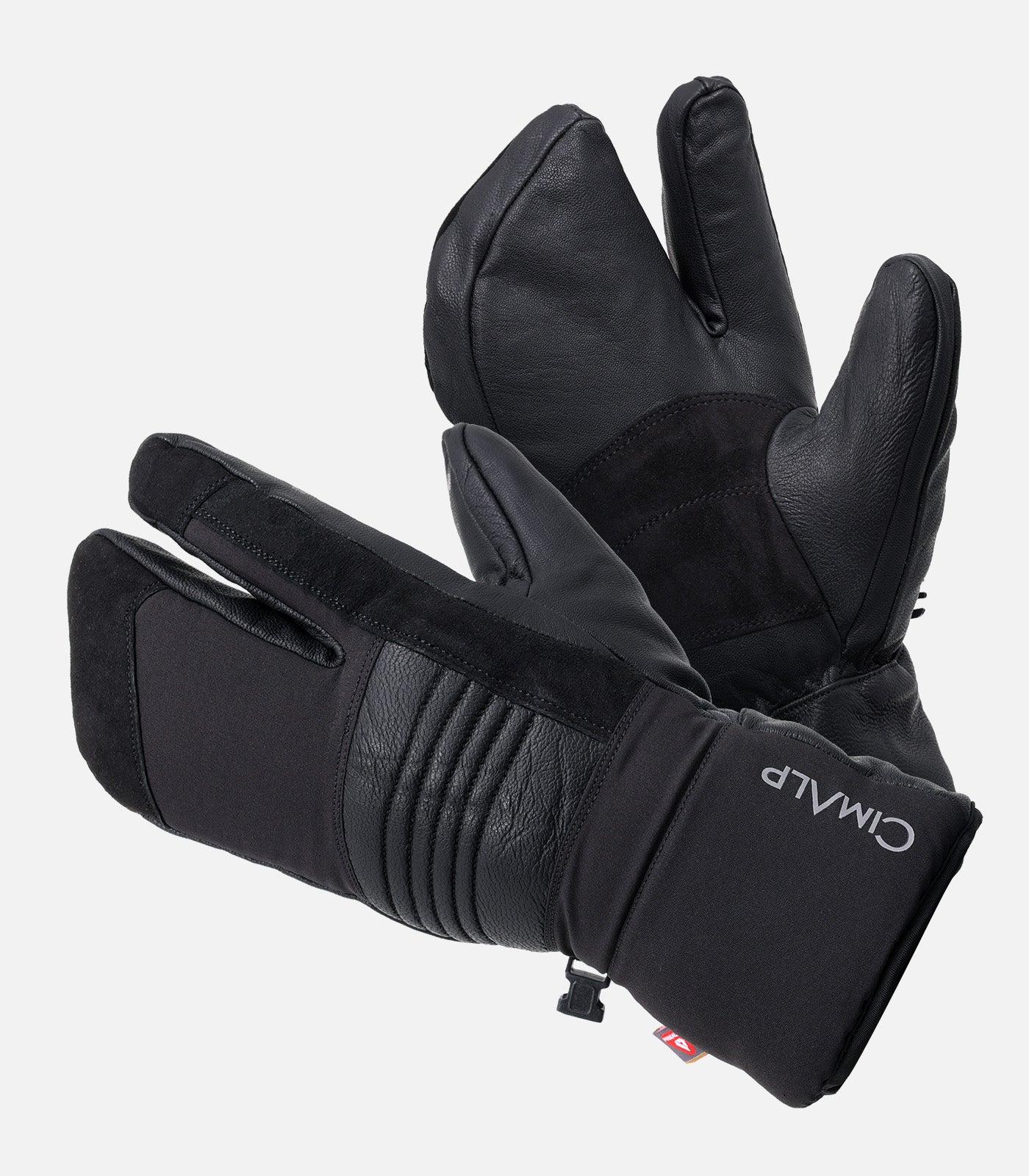cimalp-ski-3-fingers-gants-ski-noir-chaud-grand-froid image 1