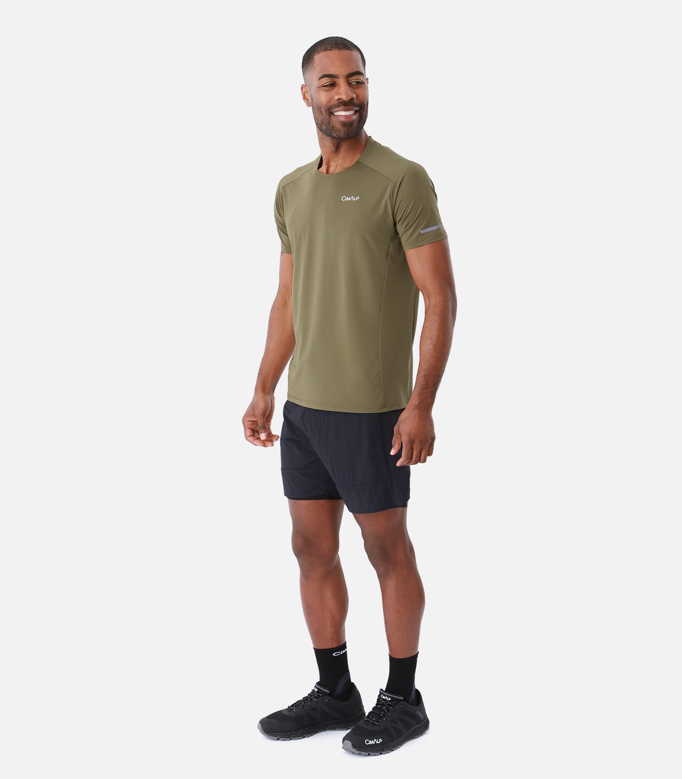 cimalp-denali-h-t-shirt-randonn-e-homme-vert-olive-respirant image 3