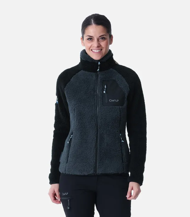cimalp-bivouac-2-f-veste-polaire-femme-noir-recycl-e image 1