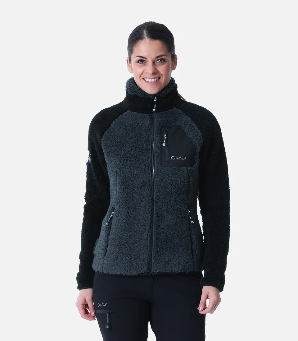 cimalp-bivouac-2-f-veste-polaire-femme-noir-recycl-e image 1