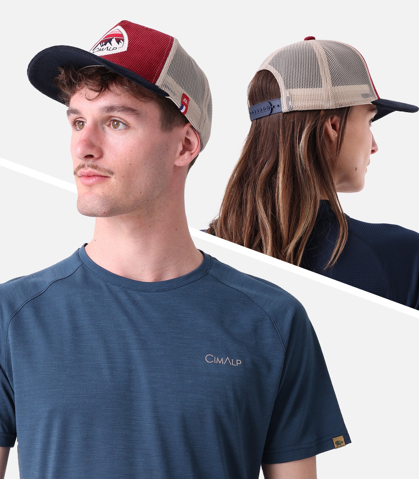 cimalp-trucker-cap-velours-casquette-randonn-e-vert-olive image 4