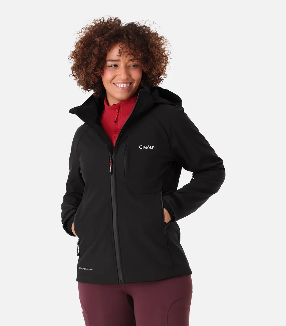 cimalp-energy-6-f-veste-softshell-femme-bordeaux-stretch image 1