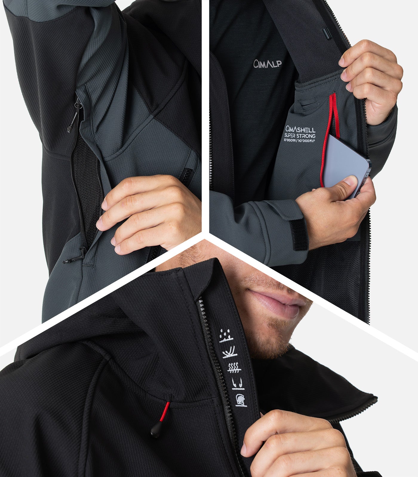 cimalp-summit-2-h-veste-softshell-homme-vert-fonc-hiver image 5