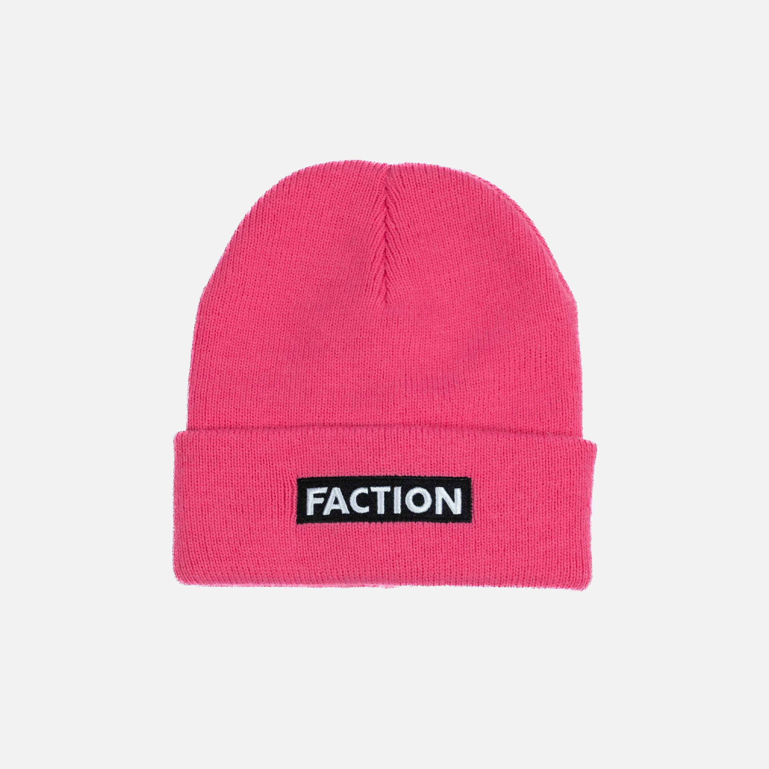 faction-logo-beanie-bonnet-tricot-chaud-taille-unique image 1
