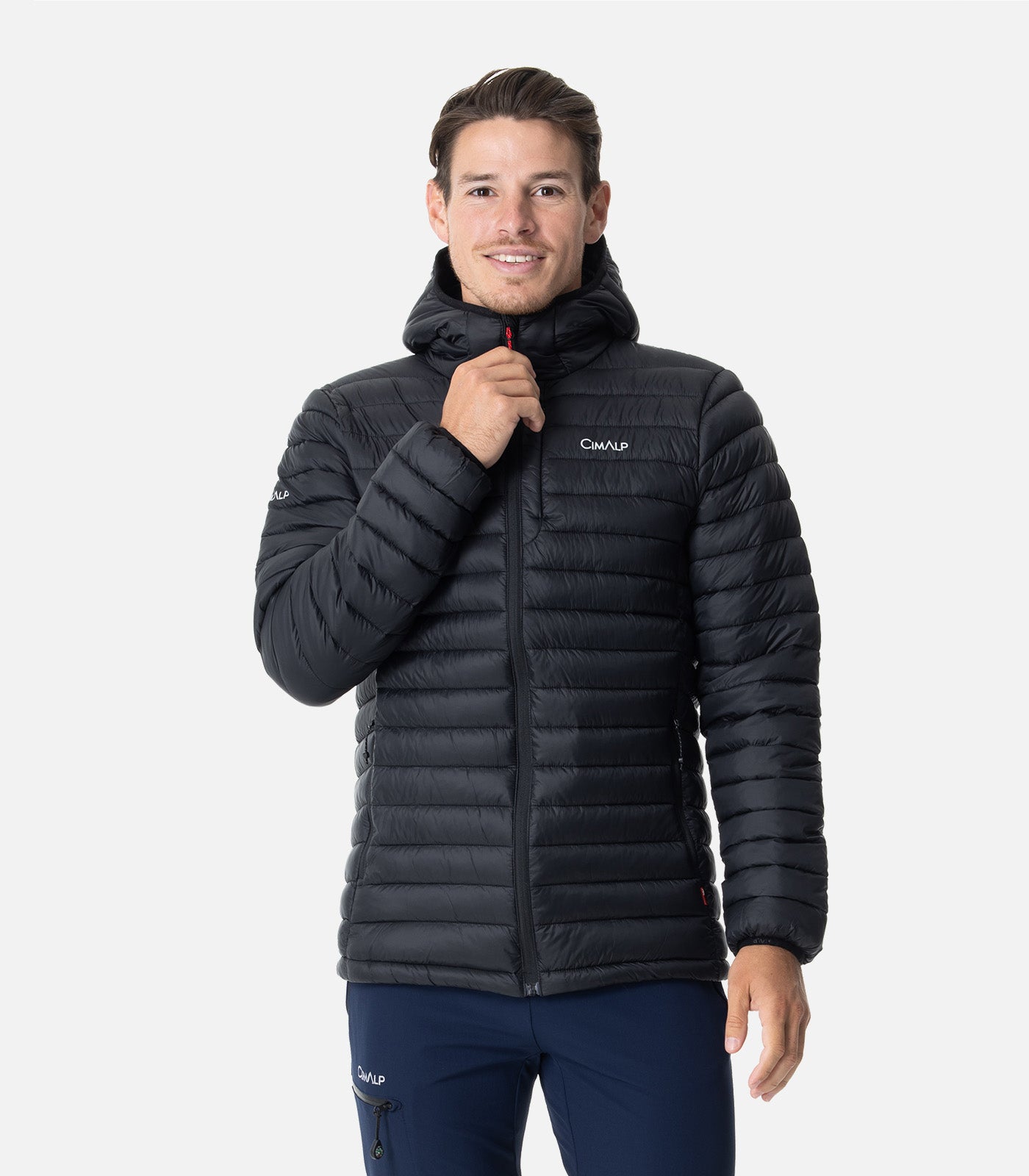 cimalp-meije-h-doudoune-homme-noir-synth-tique-capuche image 1