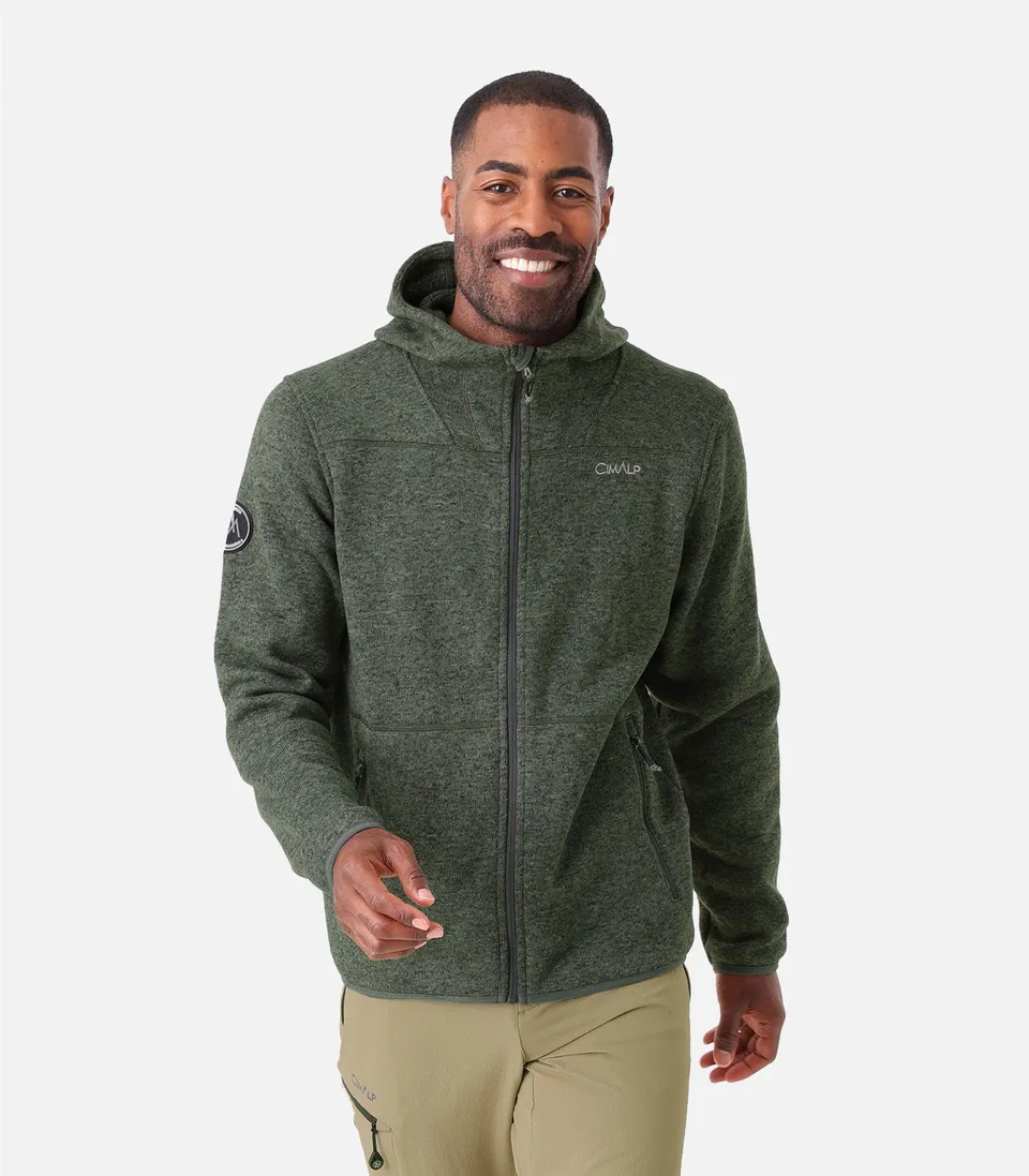 cimalp-vercors-4-h-veste-polaire-homme-vert-recycl image 1