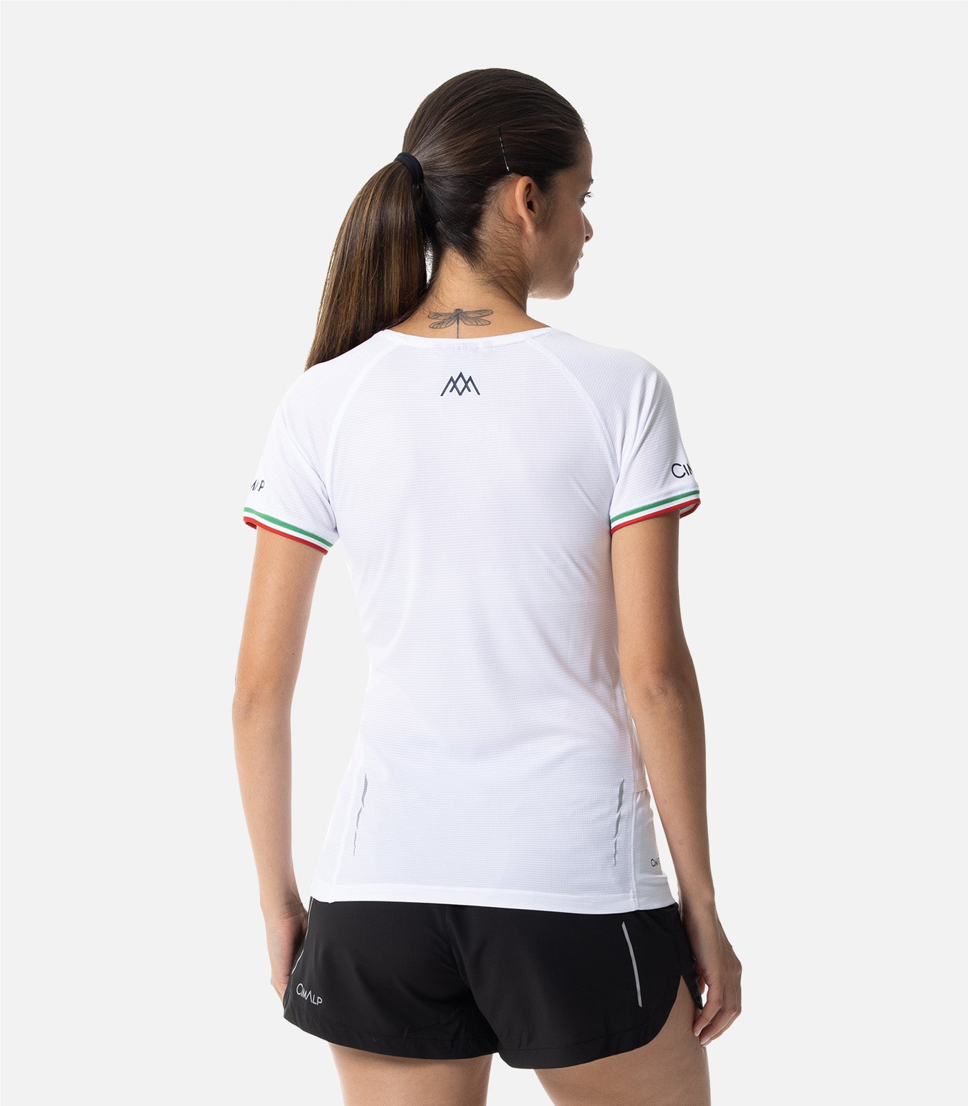 cimalp-italian-montagnard-t-shirt-trail-bleu-femme image 4