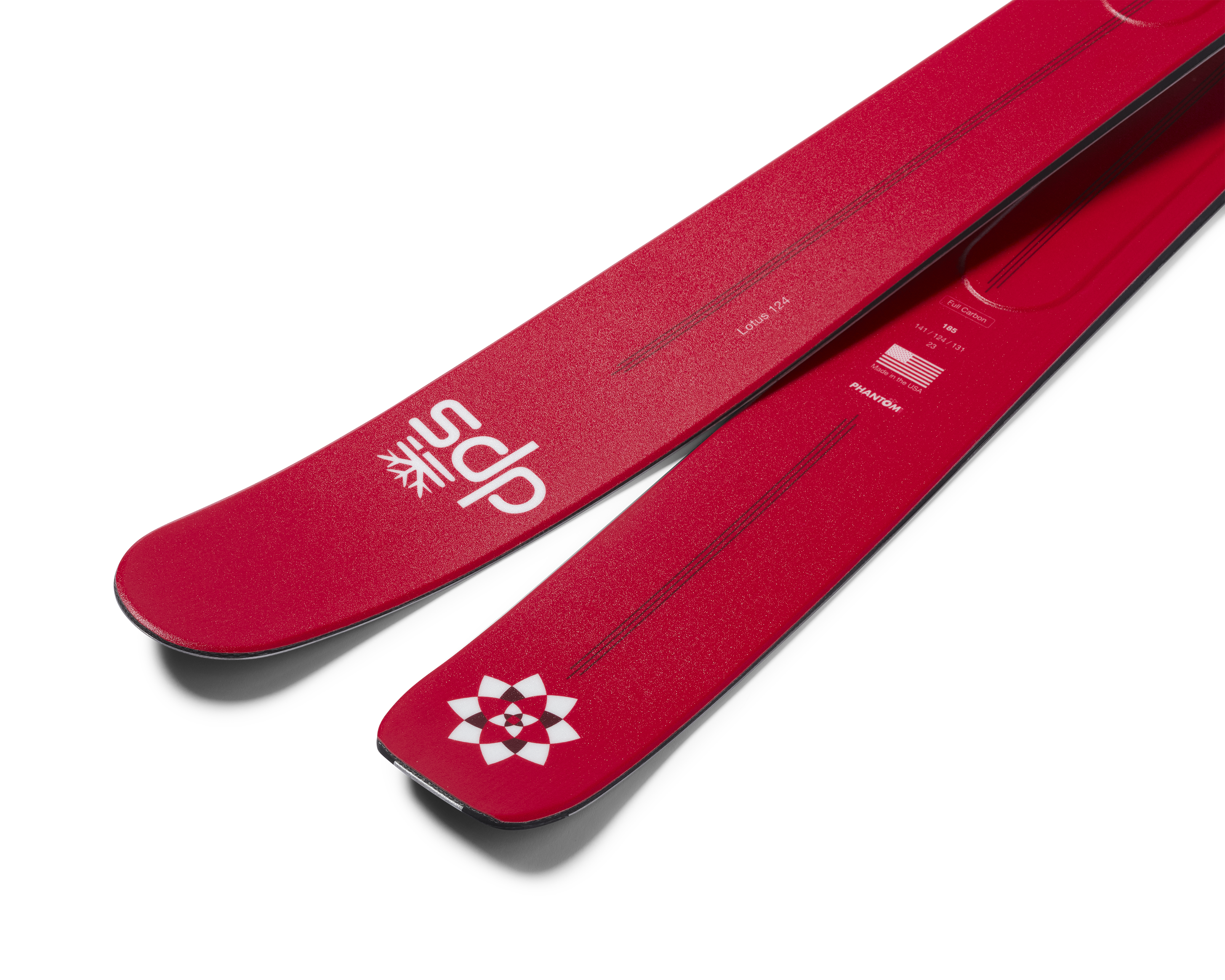 dps-lotus-124-ski-poudreuse-heritage-red-178-cm image 3