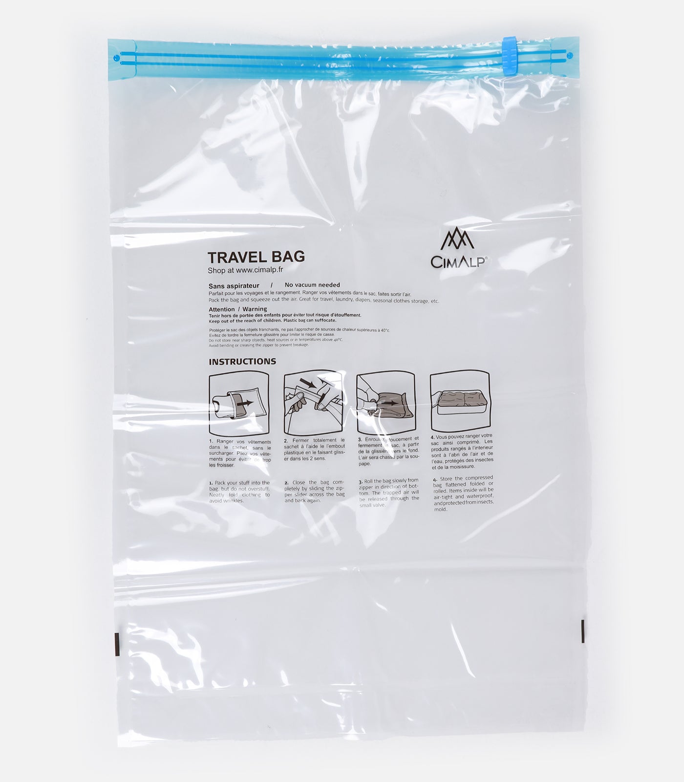 cimalp-travel-bag-sacs-compression-voyage-blanc-x4 image 4