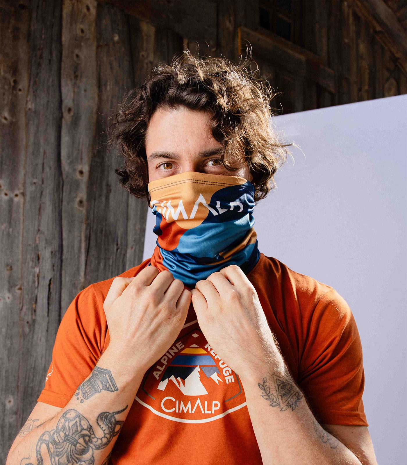 cimalp-cimet-tour-de-cou-polaire-marron-70g image 3