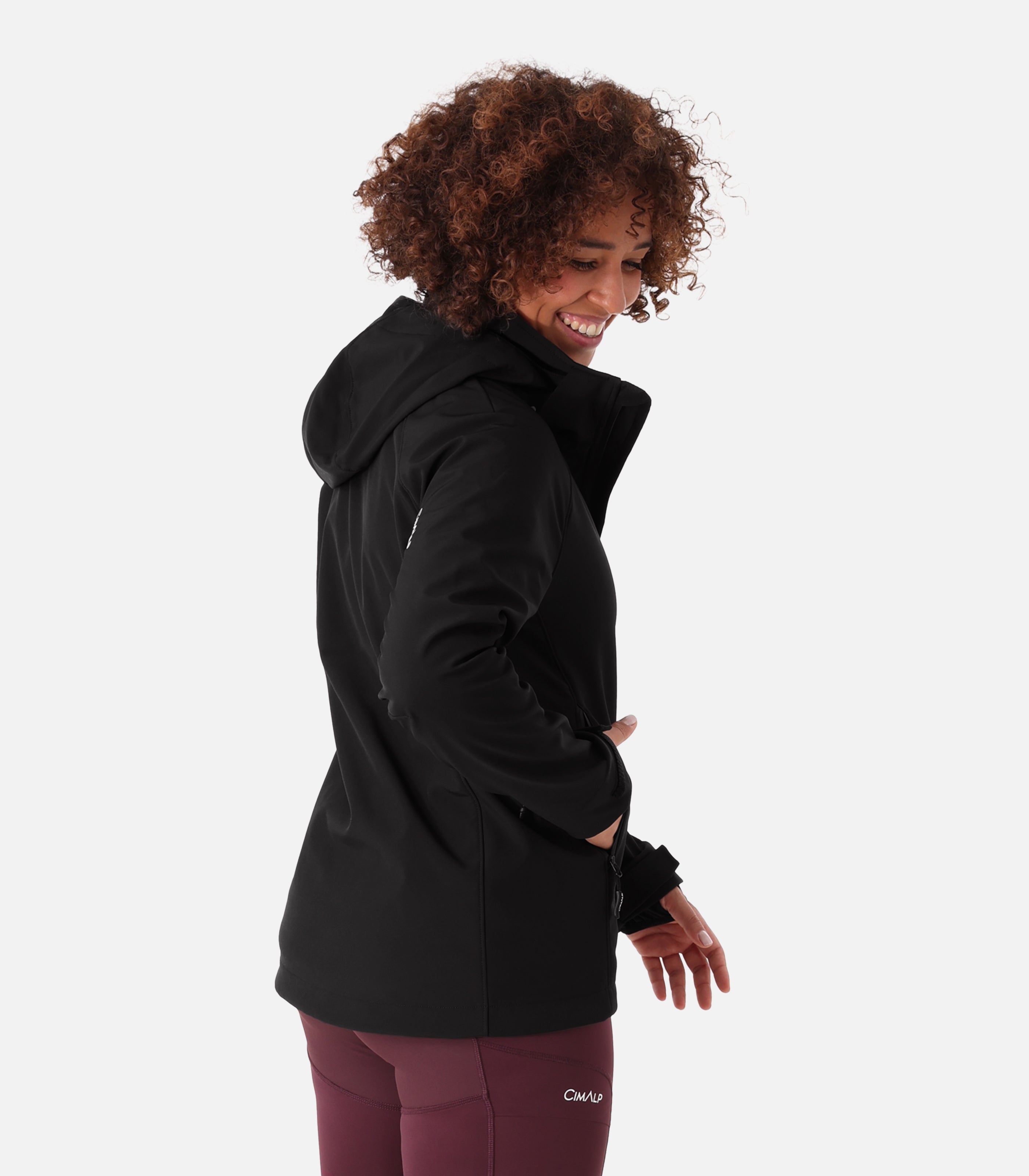cimalp-energy-6-f-veste-softshell-femme-bordeaux-stretch image 4