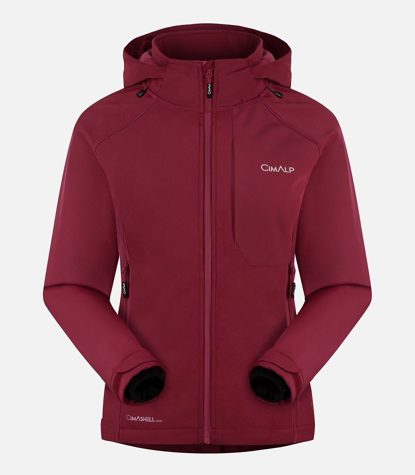 cimalp-energy-6-f-veste-softshell-femme-bordeaux-stretch image 8