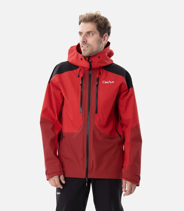 cimalp-guide-pro-h-veste-alpinisme-homme-rouge-protection-totale image 1