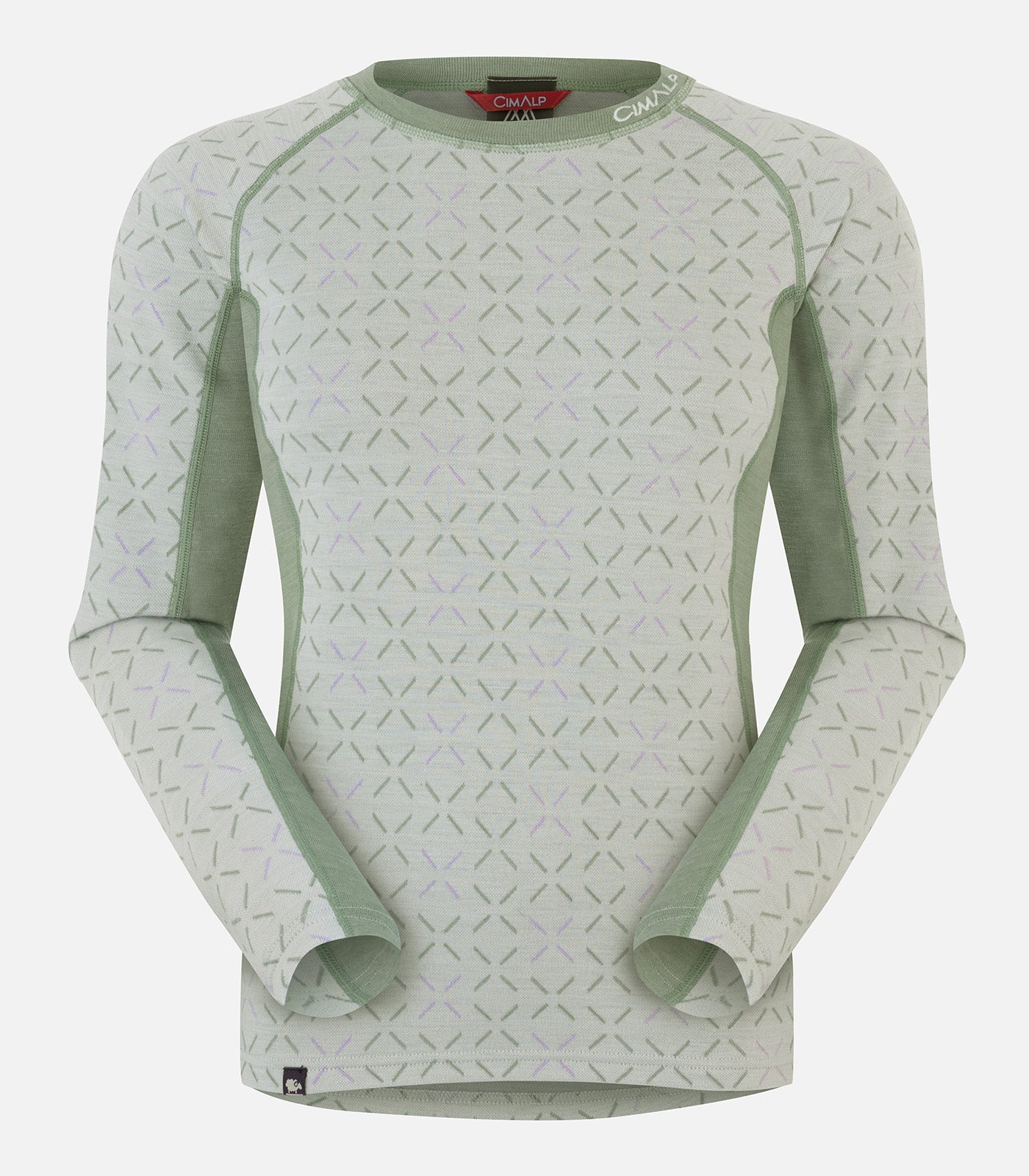 cimalp-wool-top-f-alpine-refuge-sous-couche-m-rinos-femme-vert image 2