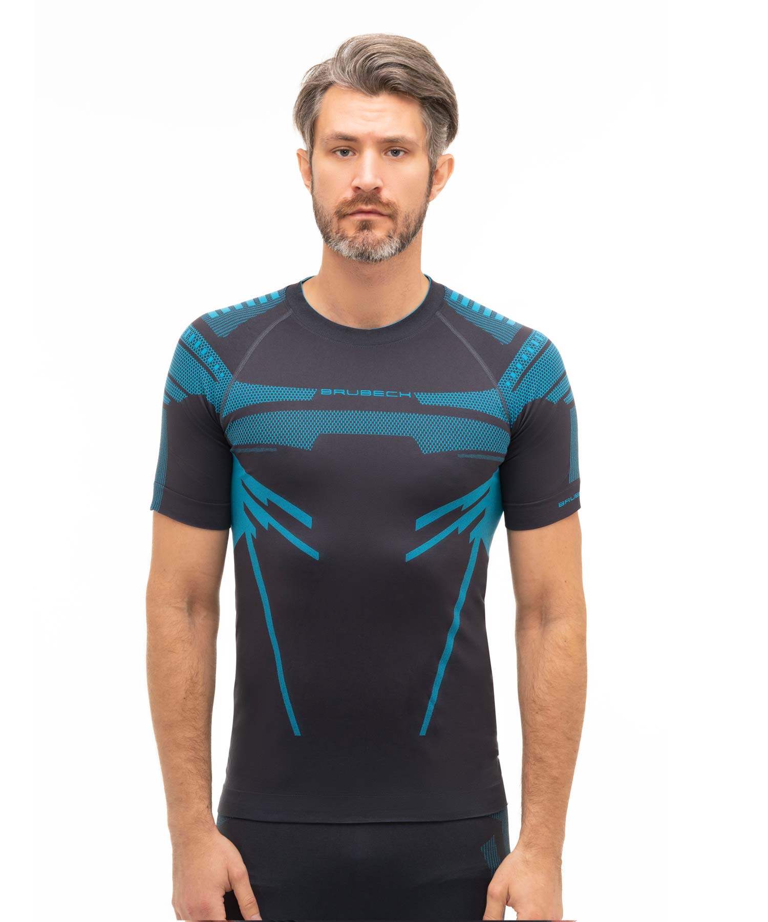 brubeck-dry-t-shirt-homme-manches-courtes-thermoactif-respirant image 1