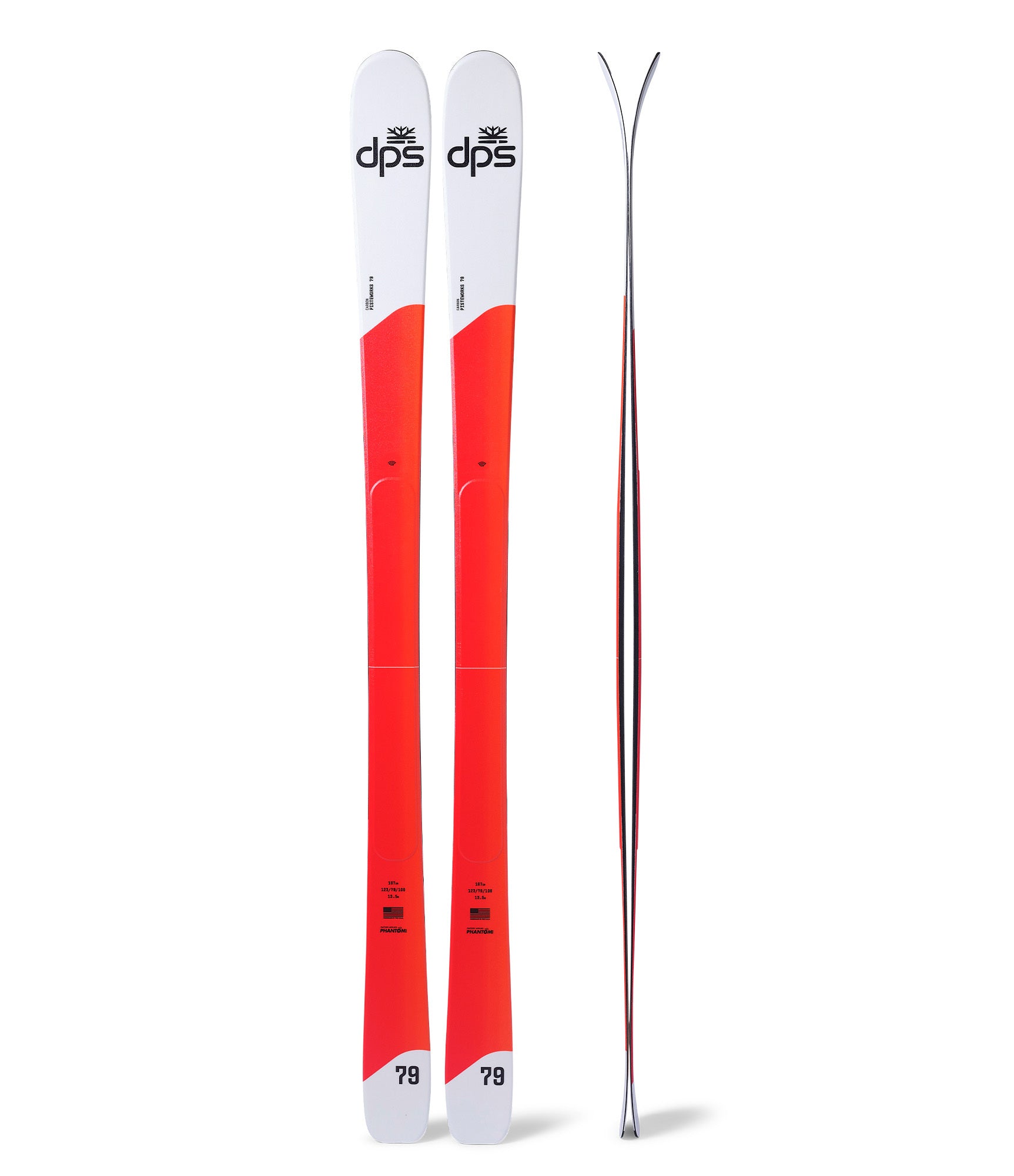 dps-pisteworks-79-ski-de-piste-papaya-white-174-cm image 1