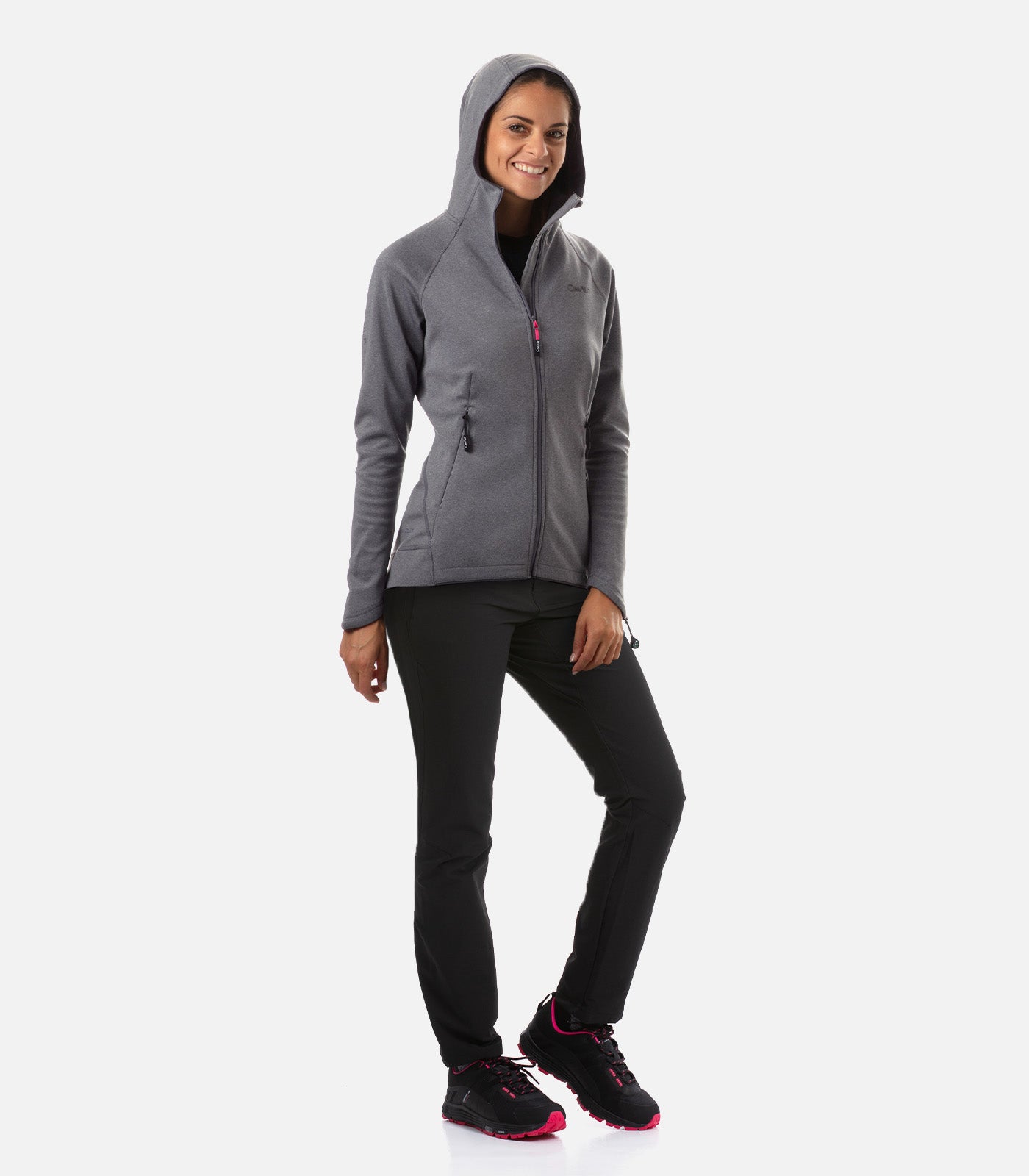 cimalp-orba-4-f-veste-polaire-femme-vert-amande-coupe-vent image 3