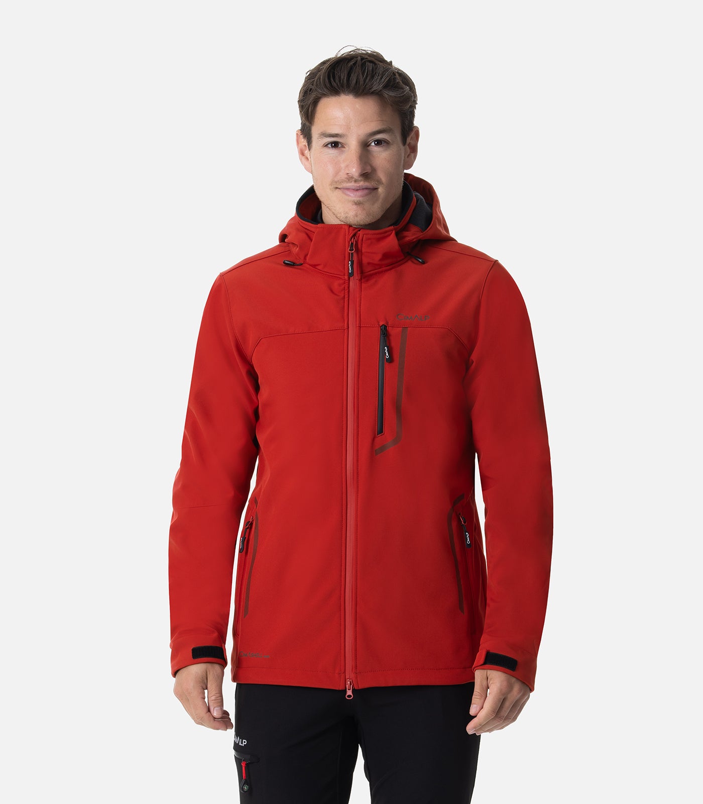 cimalp-dynamic-6-h-veste-softshell-homme-rouge-stretch image 7