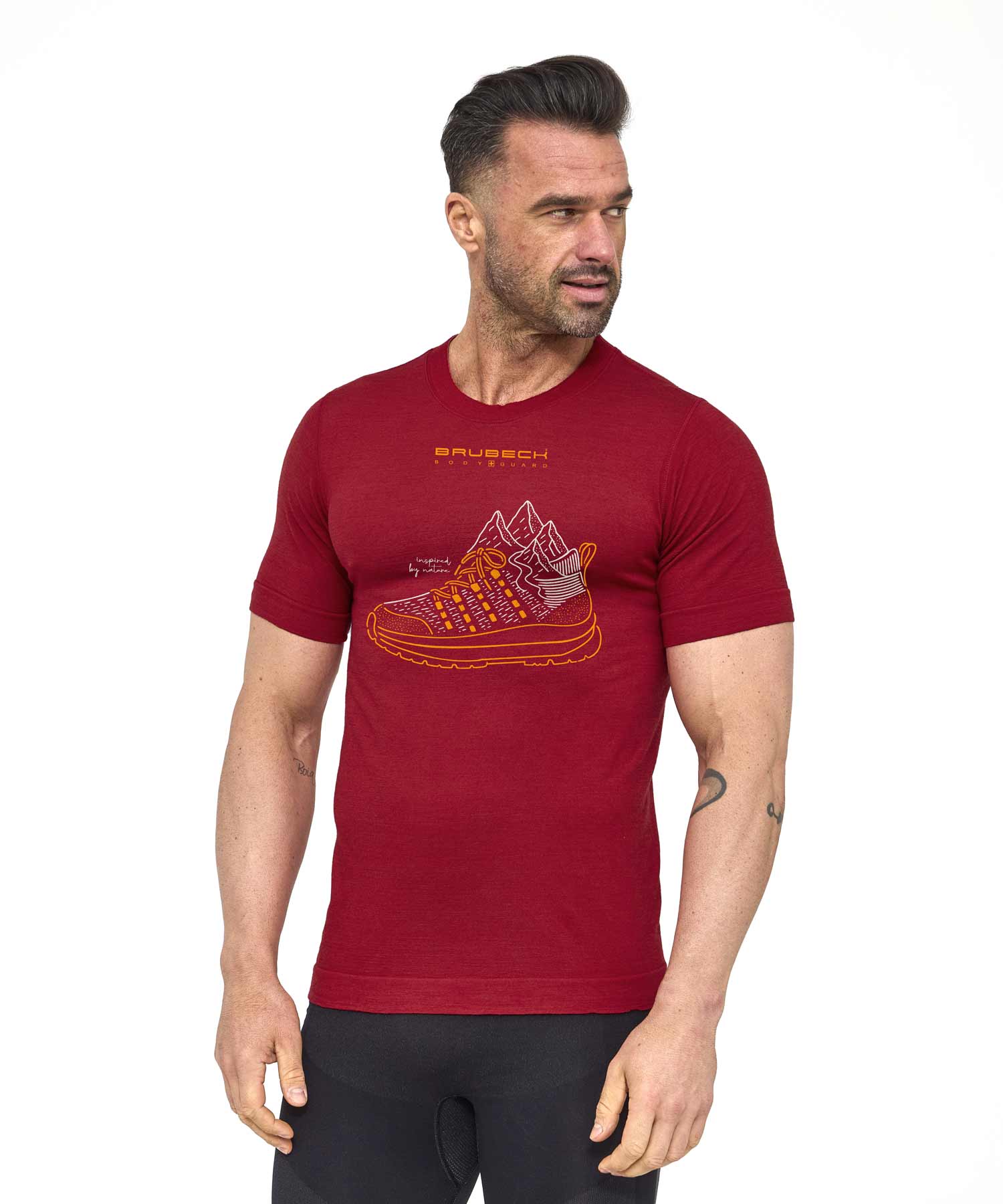 brubeck-outdoor-wool-pro-t-shirt-homme-merino-manches-courtes image 2