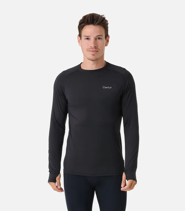 cimalp-alban-h-t-shirt-manches-longues-homme-bleu-chaud image 1
