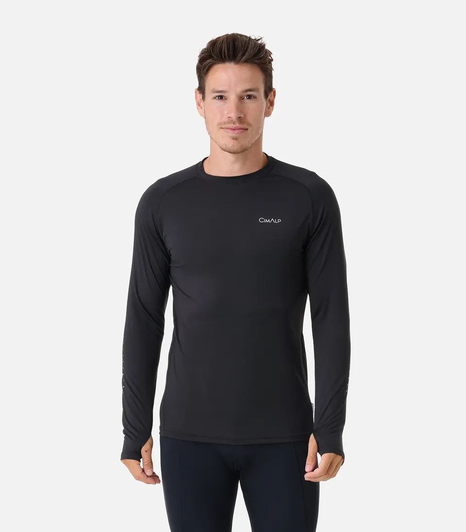 cimalp-alban-h-t-shirt-manches-longues-homme-bleu-chaud image 1
