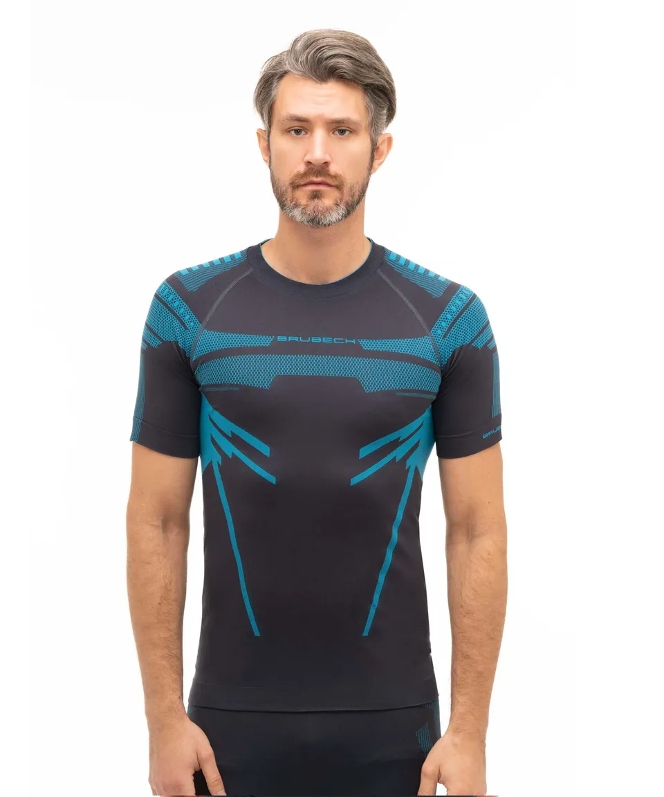 brubeck-dry-t-shirt-homme-manches-courtes-thermoactif-respirant image 1