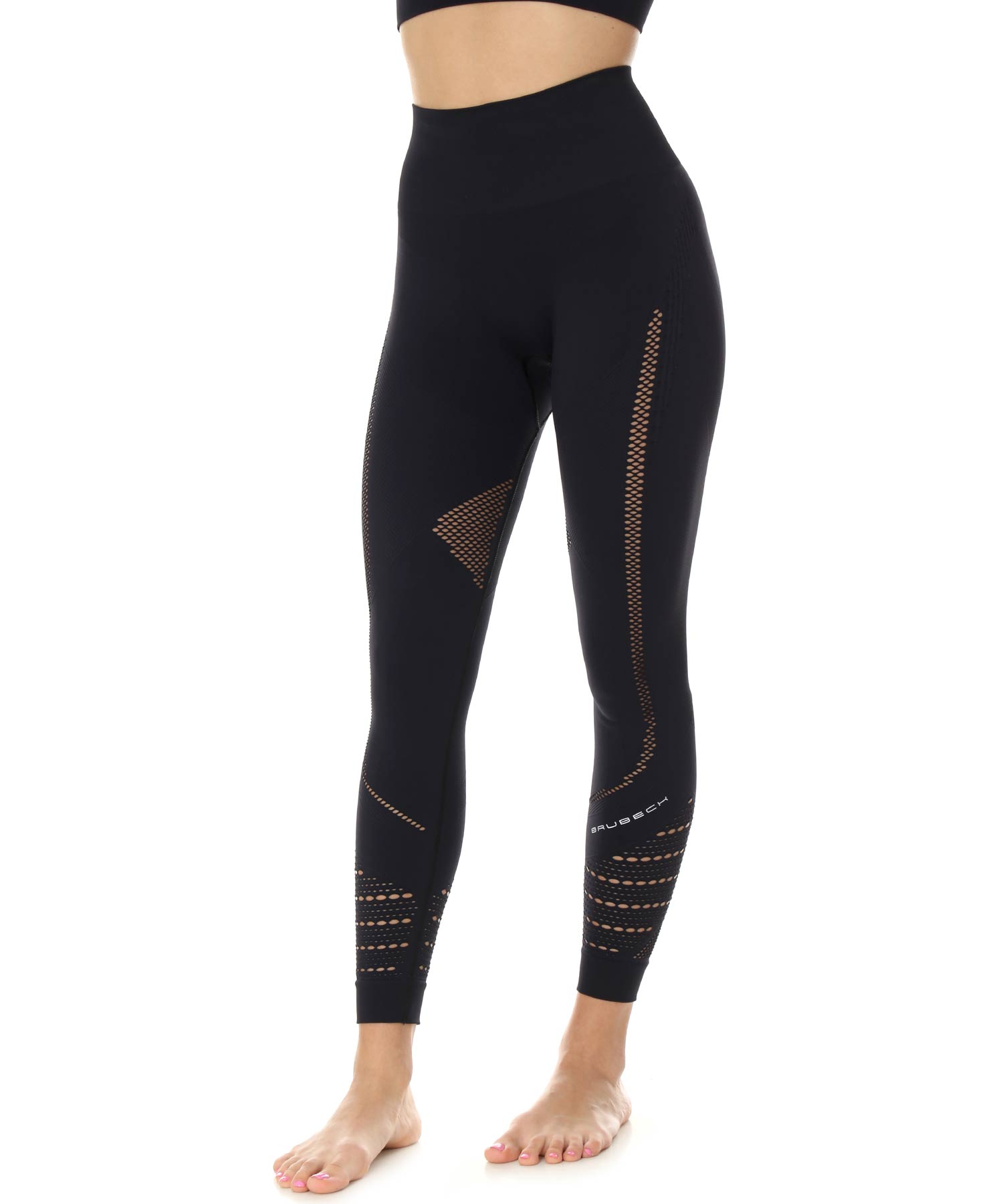 brubeck-athletic-gym-legging-sport-femme-taille-haute-sans-couture image 1