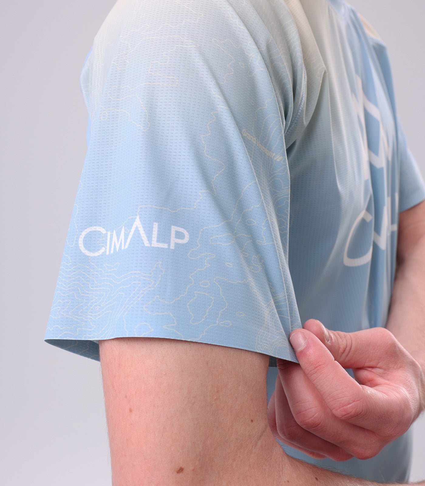 cimalp-team-4-h-t-shirt-trail-homme-bleu-gris-respirant image 2