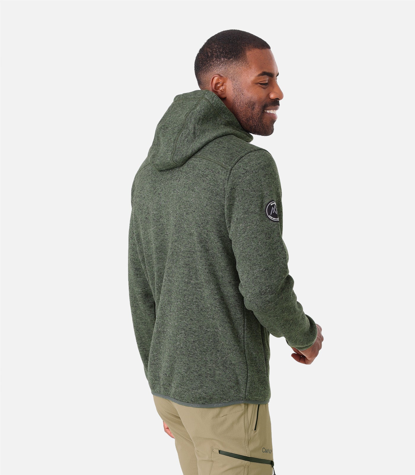 cimalp-vercors-4-h-veste-polaire-homme-vert-recycl image 4