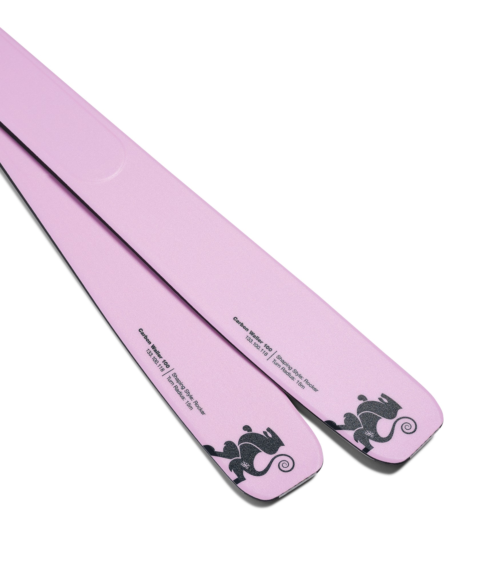 dps-wailer-100-skis-freeride-himalayan-pink-179cm-carbone image 3