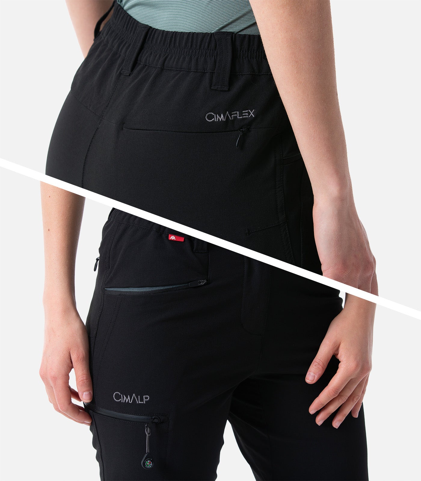 cimalp-balmaz-f-pantalon-randonn-e-marron-xs-stretch image 6