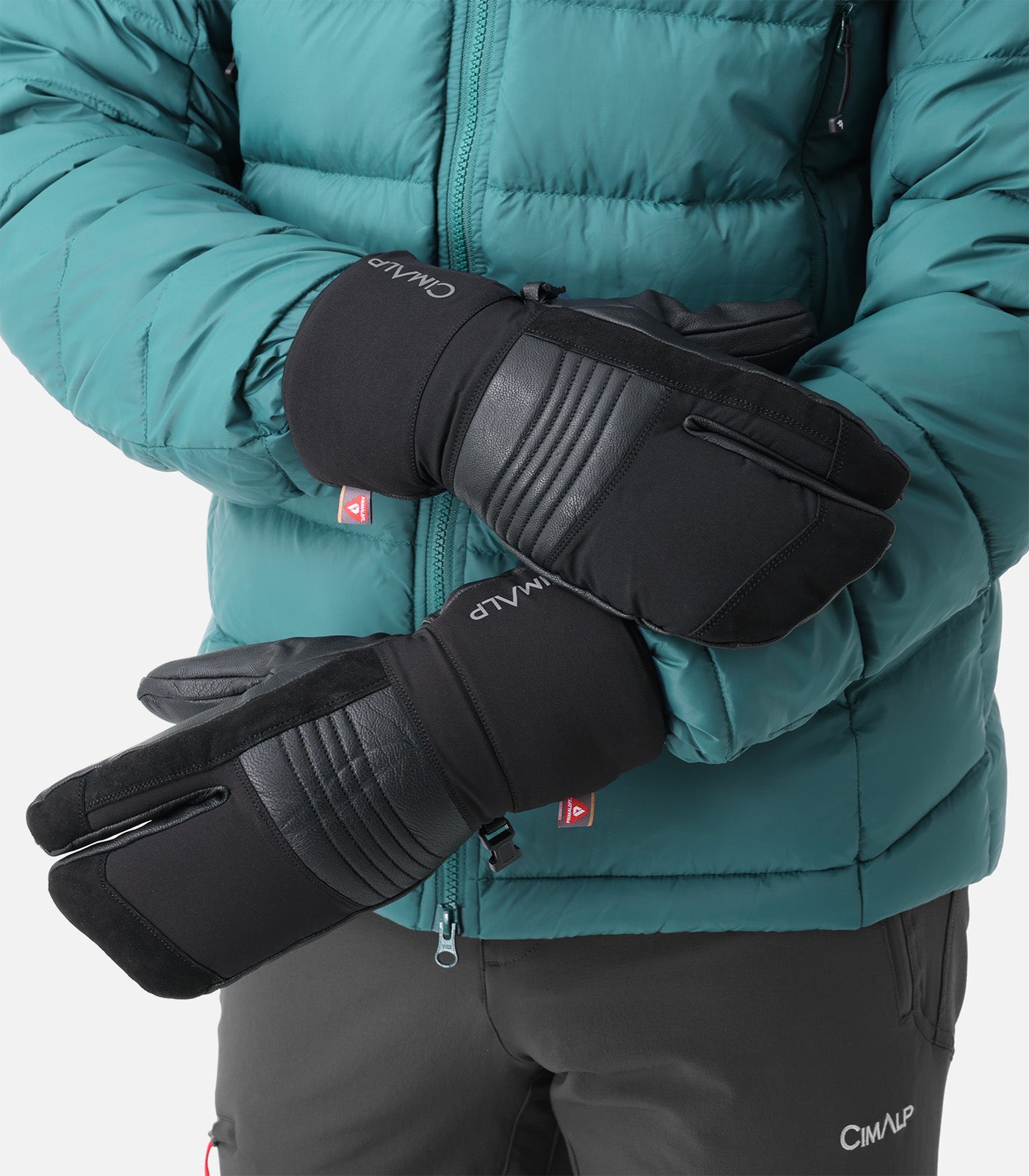 cimalp-ski-3-fingers-gants-ski-noir-chaud-grand-froid image 2