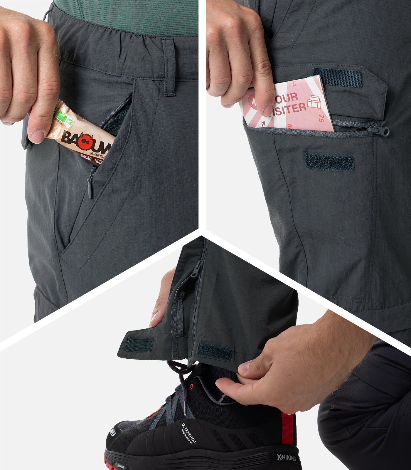 cimalp-katmandou-3-h-pantalon-randonn-e-anthracite-convertible image 5