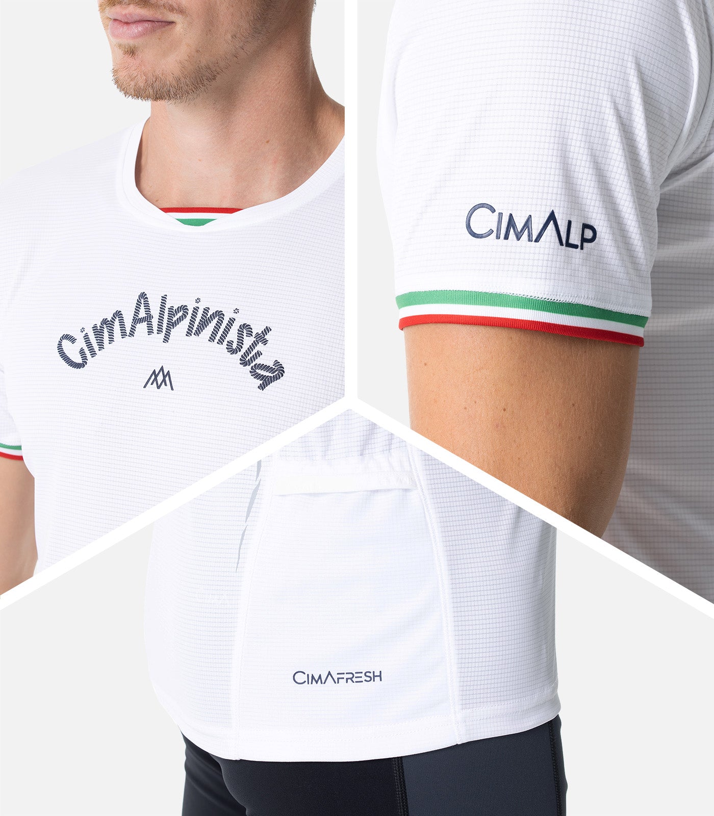 cimalp-italian-montagnard-h-t-shirt-trail-homme-blanc-100g image 5