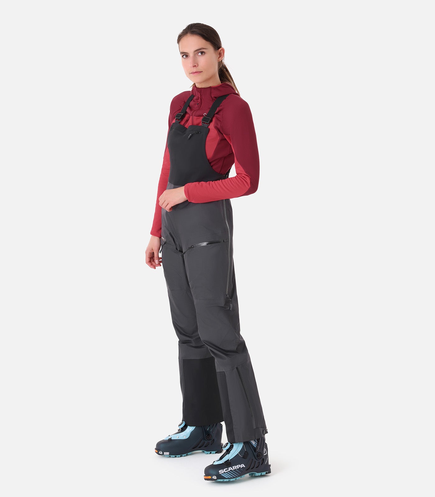 cimalp-advanced-pant-f-salopette-ski-femme-noir-imperm-able image 5